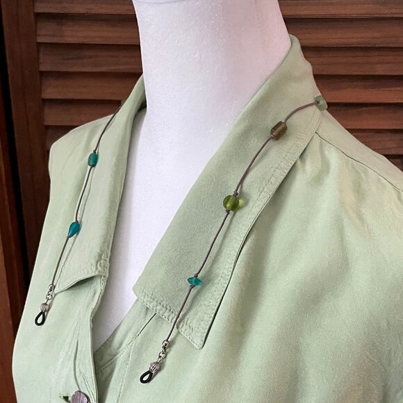 Beaded Eyeglass Chain, Opaque Beads - Picture 8 of 8